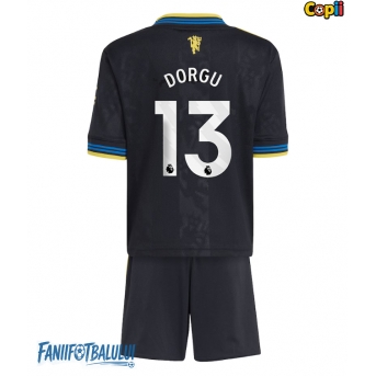 Manchester United Patrick Dorgu #13 Echipament de Fotbal Replică 2025-26 Copii Treilea (+ Șorturi)